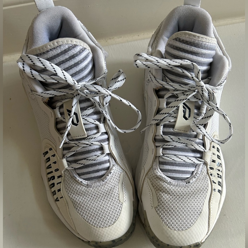 Adidas White and Black Athletic Sneakers